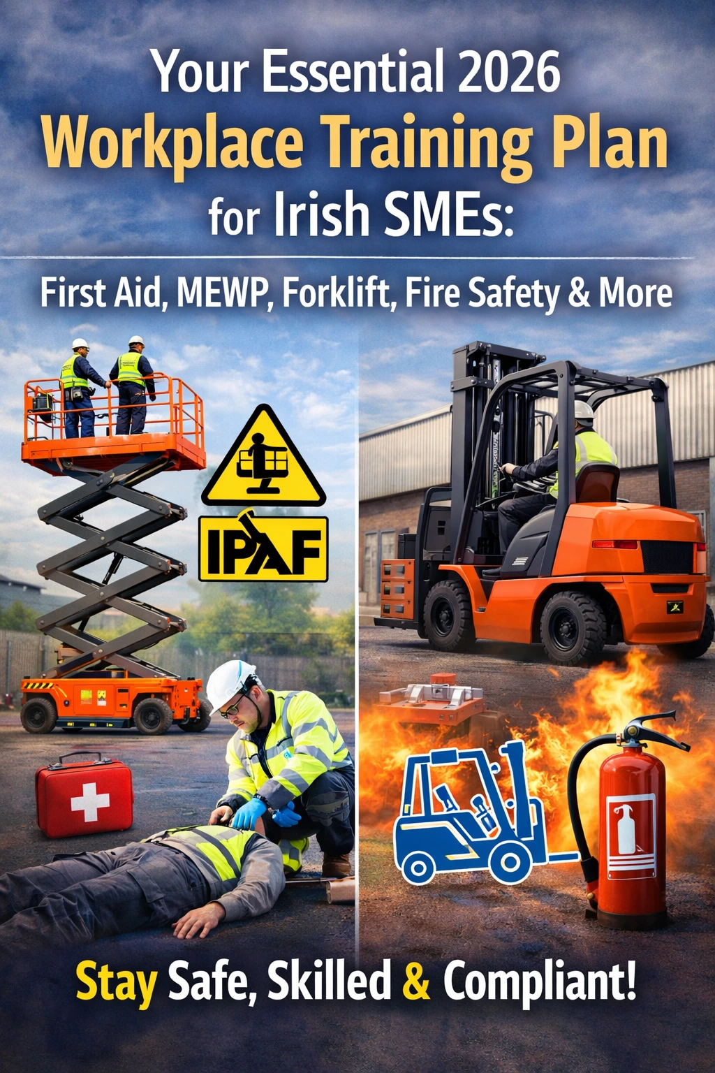 Your Essential 2026 Workplace Training Plan for Irish SMEs: First Aid, MEWP, Forklift, Fire Safety & More