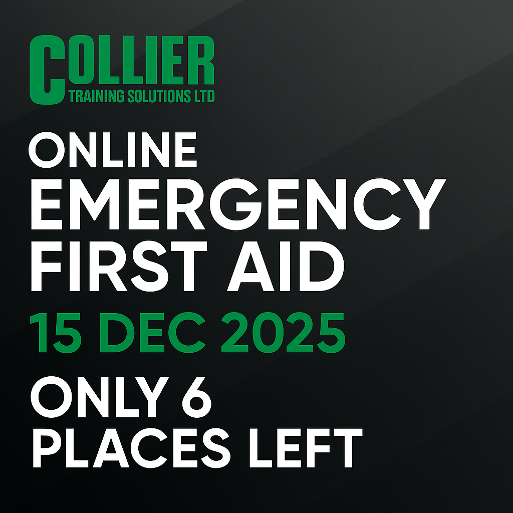 Only 6 Places Left: Public Emergency First Aid (EFA) Online Course – 15th December 2025